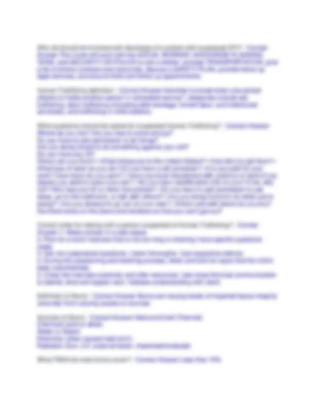 NURS 241 Exam 3: Intimate Partner Violence (IPV) and Burns - Questions ...