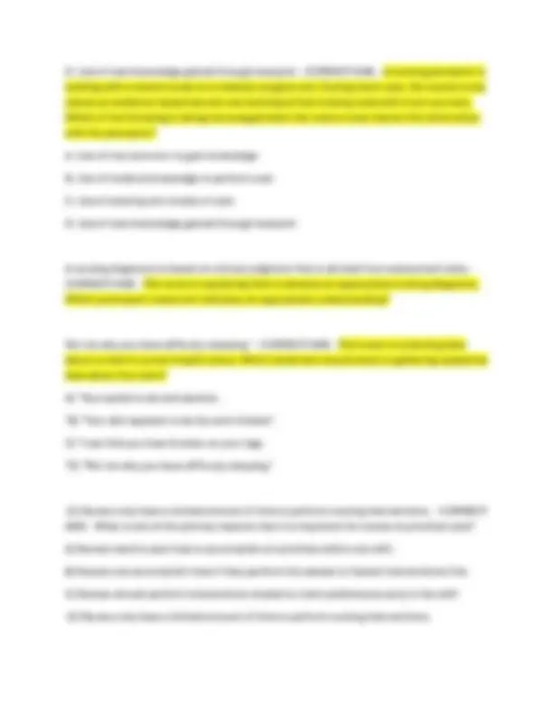 Professional Nursing Practice Exam: Multiple Choice Questions and ...