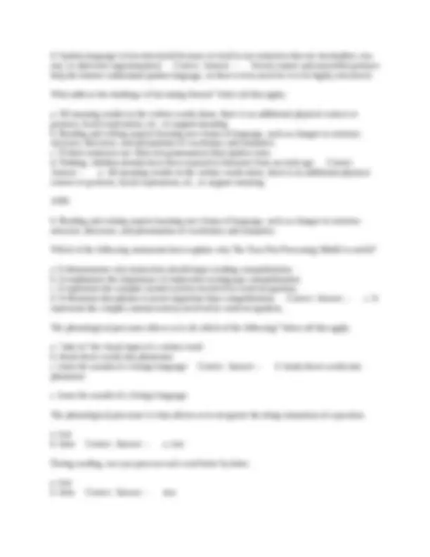 LETRS 2023: Reading Comprehension & Language Processing - MCQs | Exams ...