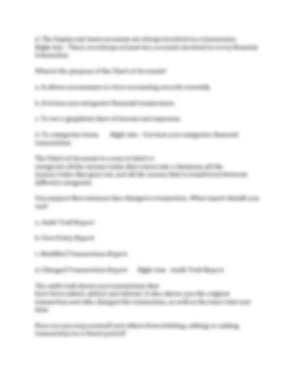 Quickbooks Practice Set QuickBooks Practice Test: 100 Questions and Solutions | Exams Business ...