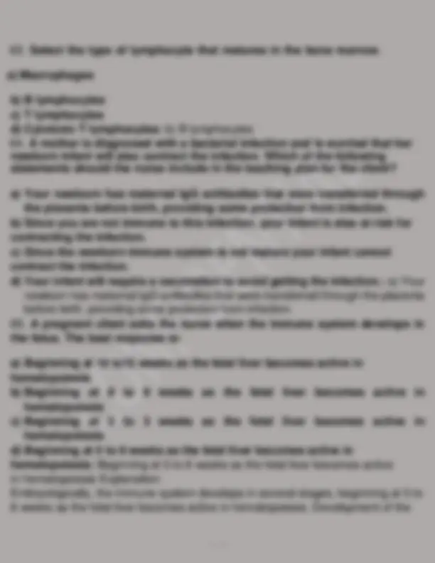 PATHOPHYSIOLOGY EXAM 2 PRACTICE EXAM 2024- 2025 QUESTIONS AND DETAILED ...
