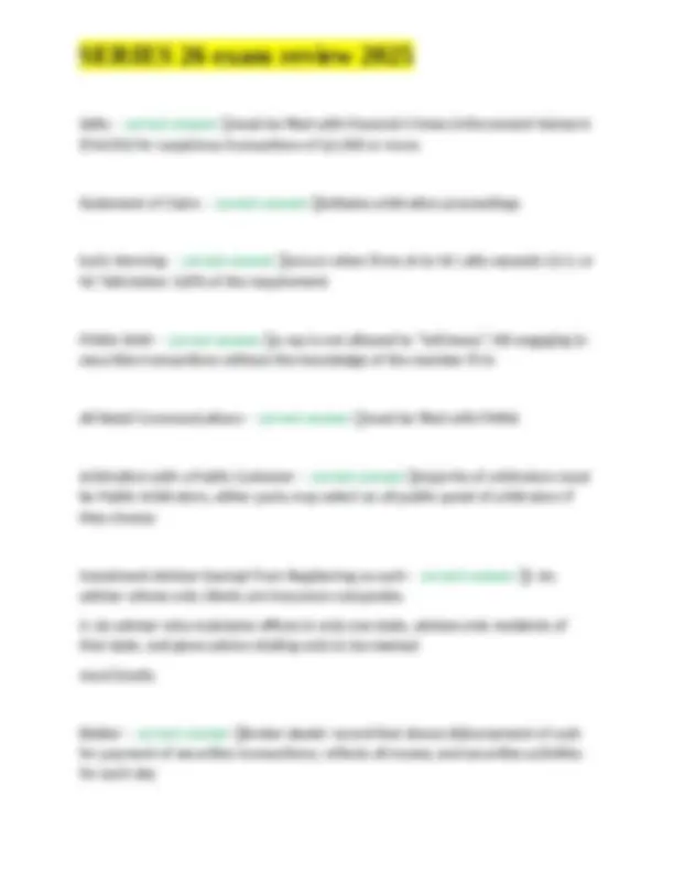 Section 26 Example Exam Questions Series 26 Exam Review: Key Concepts and Practice Questions | Exams ...