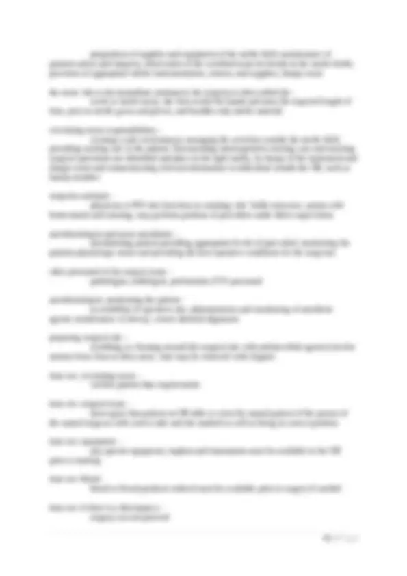 Preoperative Nursing: A Guide to Surgical Procedures and Considerations ...