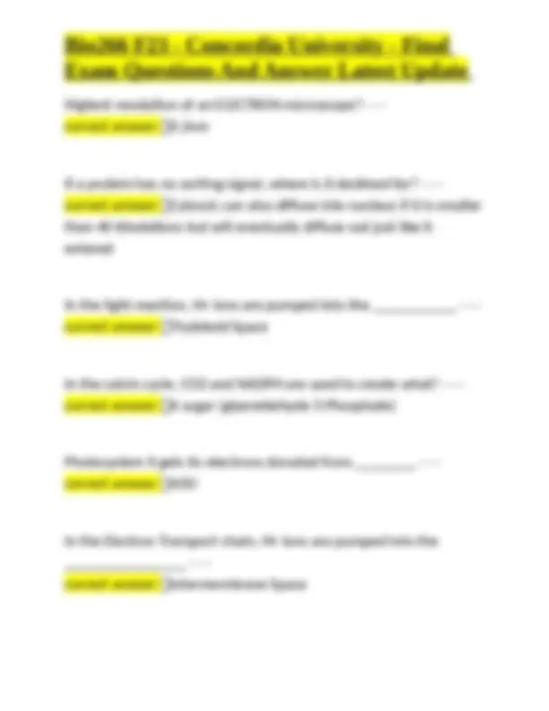 Bio266 F23 - Concordia University - Final Exam Questions And Answers ...
