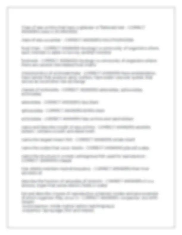 Marine Science Final Exam Questions and Answers | Exams Advanced ...
