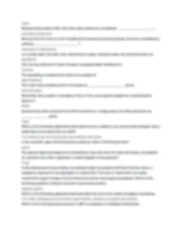 Abeka Biology Test 3 (Chapters 1-7) Questions and Answers 2025/2026 ...