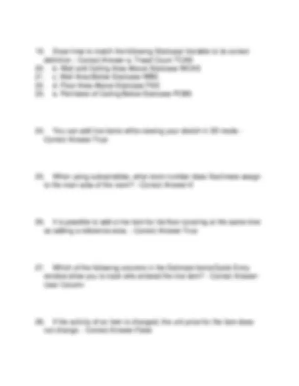 Xactimate Level 2 Certification Exam: Practice Questions and Answers