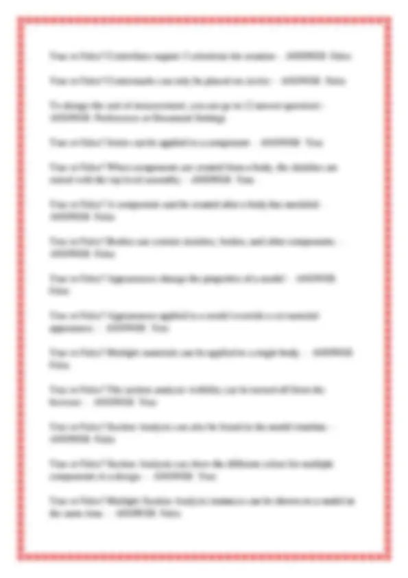 FUSION 360 CERTIFICATION PRACTICE QUESTIONS AND ANSWERS Exams