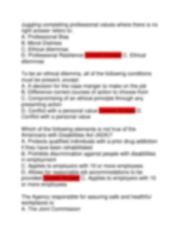CCM Exam 2025: Certified Case Manager Questions and Answers | Exams ...