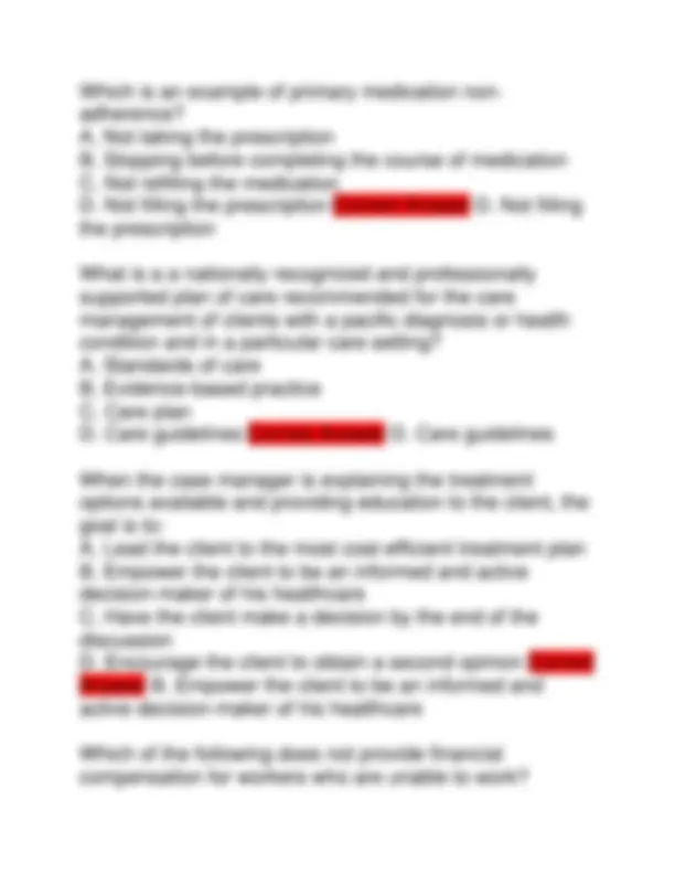 CCM Exam 2025: Certified Case Manager Questions and Answers | Exams ...