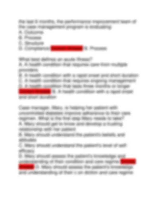 CCM Exam 2025: Certified Case Manager Questions and Answers | Exams ...
