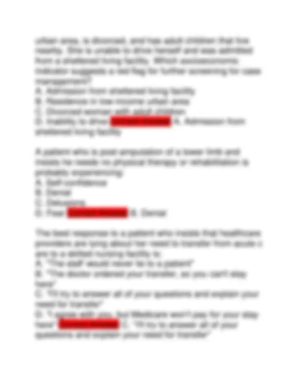 CCM Exam 2025: Certified Case Manager Questions and Answers | Exams ...