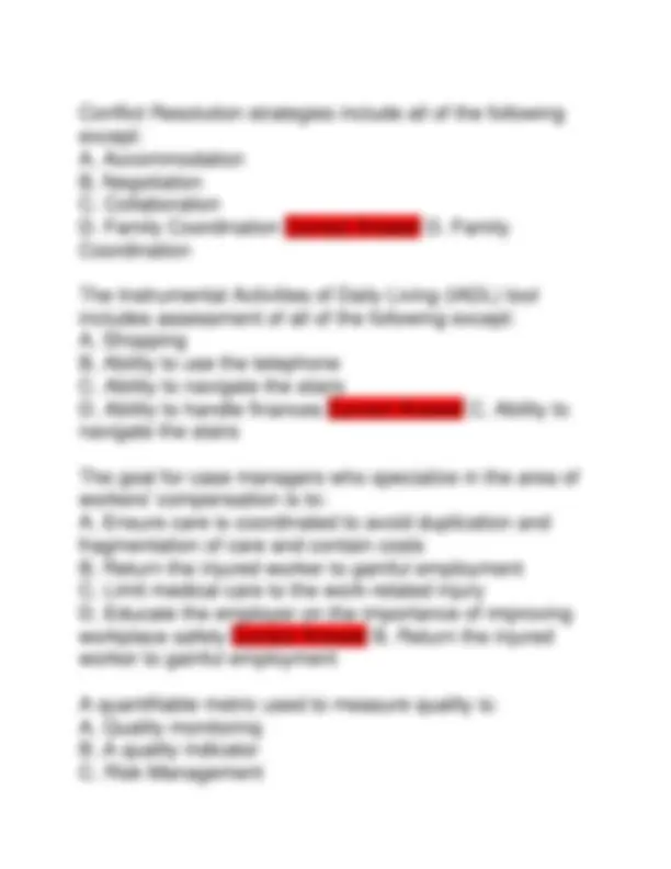 CCM Exam 2025: Certified Case Manager Questions and Answers | Exams ...