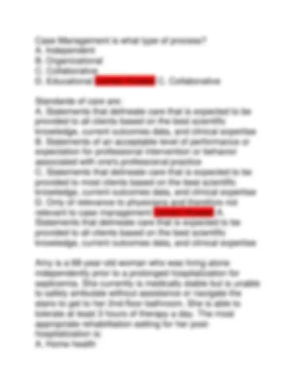 CCM Exam 2025: Certified Case Manager Questions and Answers | Exams ...