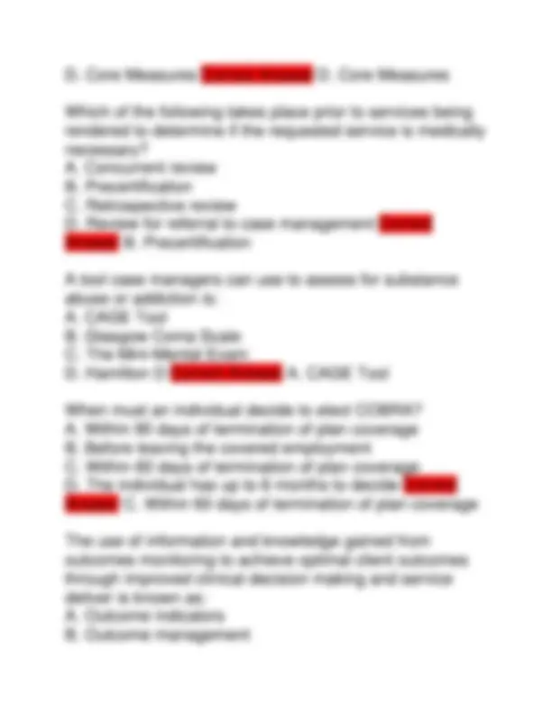CCM Exam 2025: Certified Case Manager Questions and Answers | Exams ...