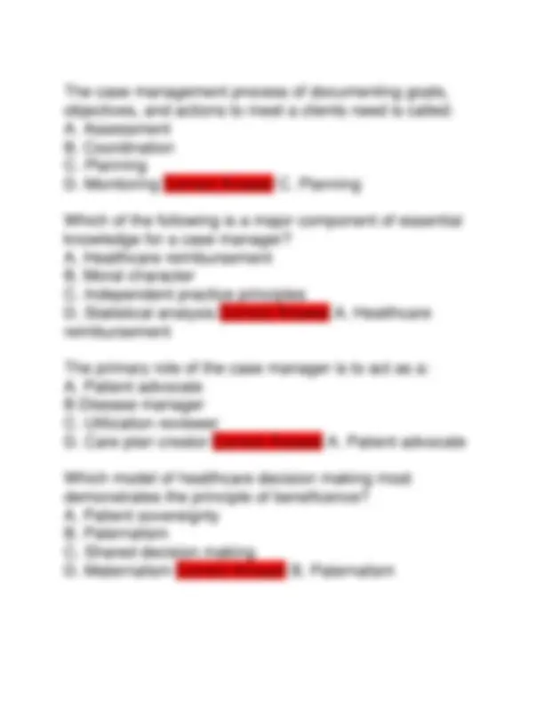 CCM Exam 2025: Certified Case Manager Questions and Answers | Exams ...