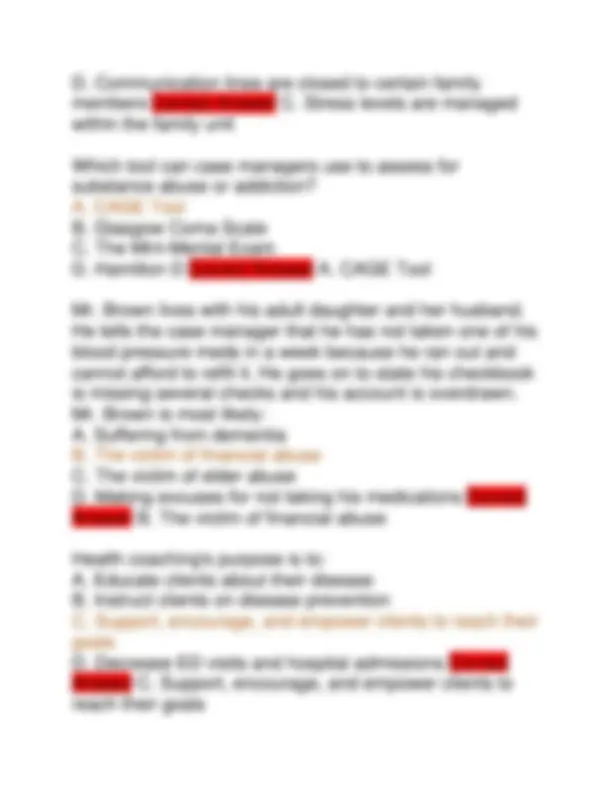 CCM Exam 2025: Certified Case Manager Questions and Answers | Exams ...