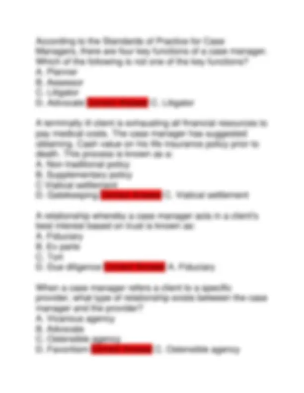 CCM Exam 2025: Certified Case Manager Questions and Answers | Exams ...