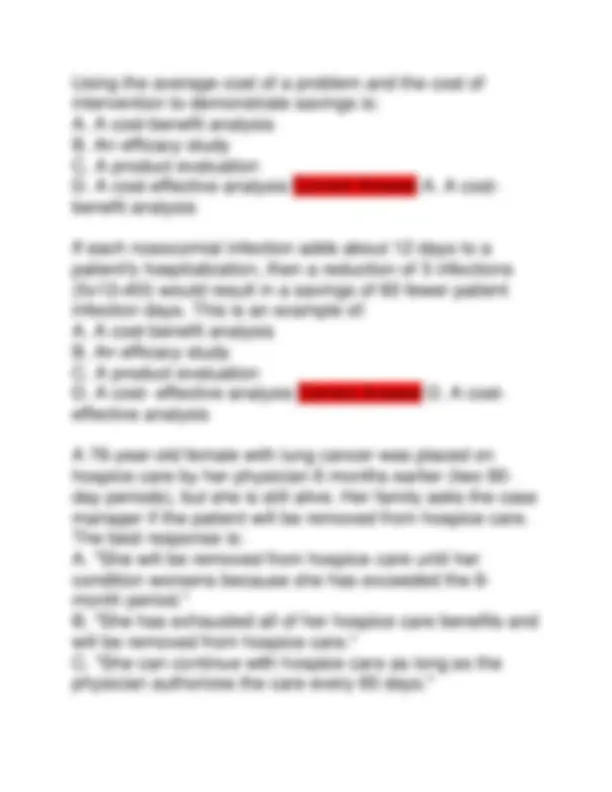 CCM Exam 2025: Certified Case Manager Questions and Answers | Exams ...