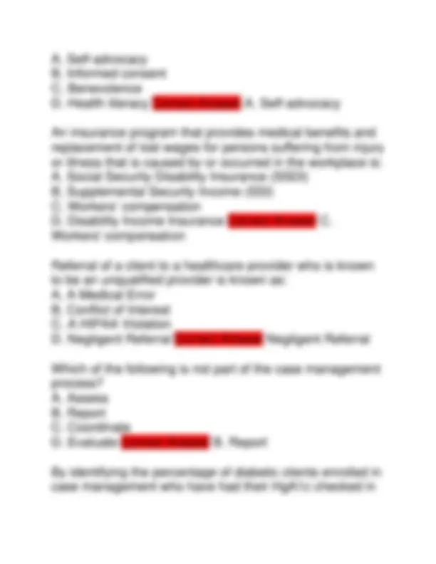 CCM Exam 2025: Certified Case Manager Questions and Answers | Exams ...