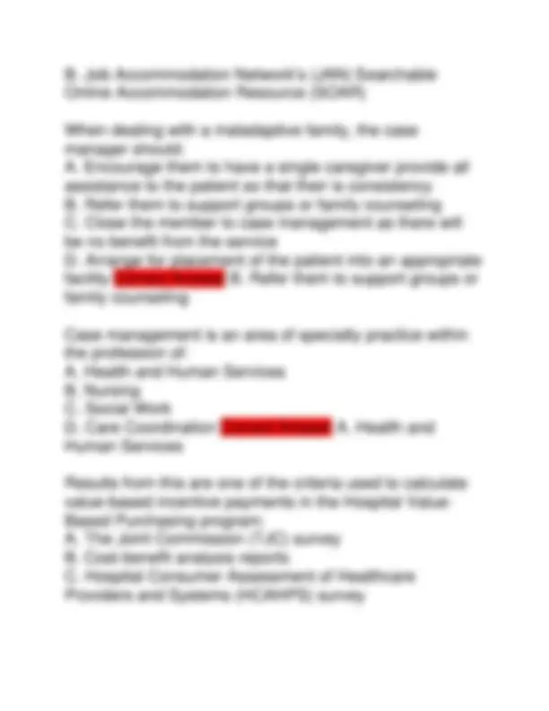 CCM Exam 2025: Certified Case Manager Questions and Answers | Exams ...