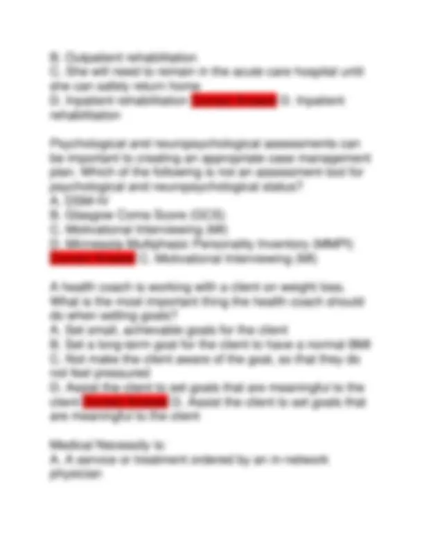 CCM Exam 2025: Certified Case Manager Questions and Answers | Exams ...