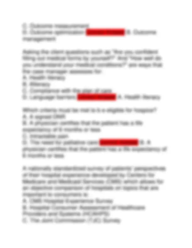 CCM Exam 2025: Certified Case Manager Questions and Answers | Exams ...