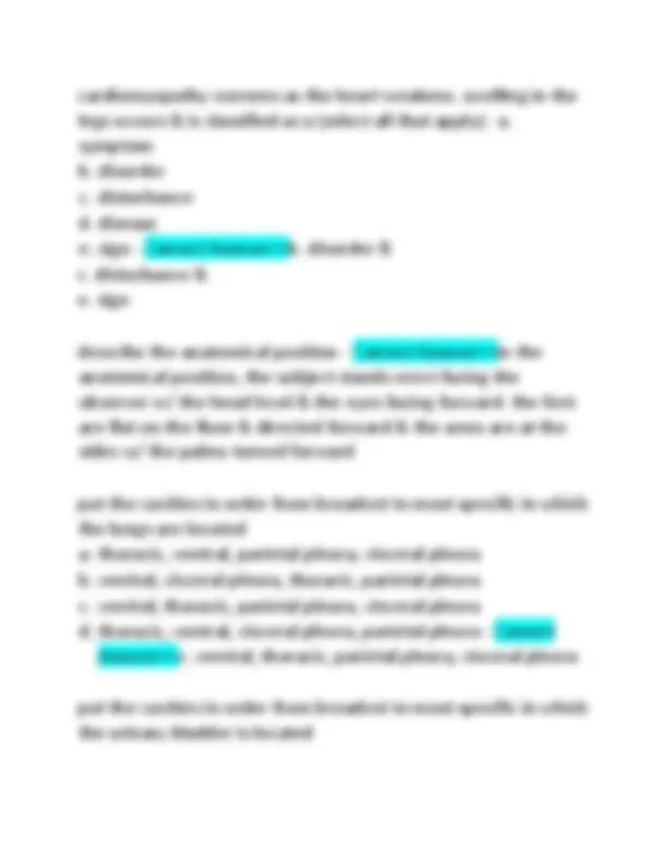 Anatomy & Physiology Chapter 1 Test Bank: Latest 2025 Exam Questions ...