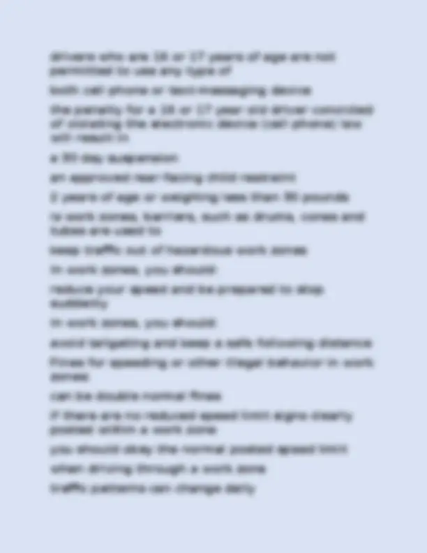 Ct Permit Test Study Guide Connecticut Driving Permit Test: Questions and Answers | Exams Biology ...