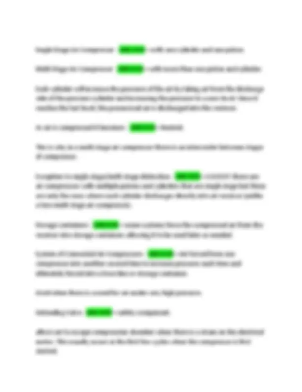 Air Compressors: Principles, Operation, and Safety - Exam Questions and ...