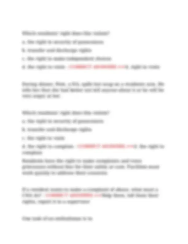 CNA Written Practice Test: Nursing Assistant in Long-term Care (Chapter ...