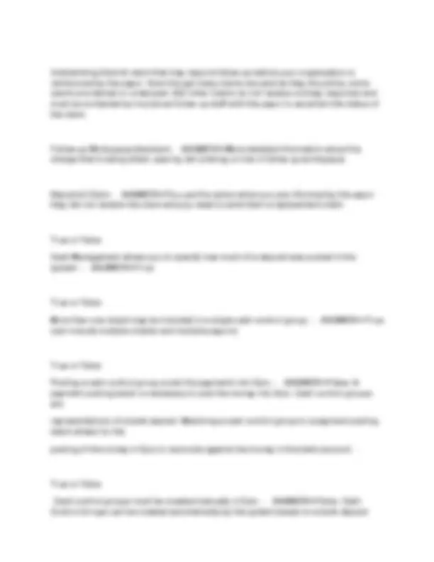RPB102 Resolute Professional Billing Fundamentals: Exercises and ...