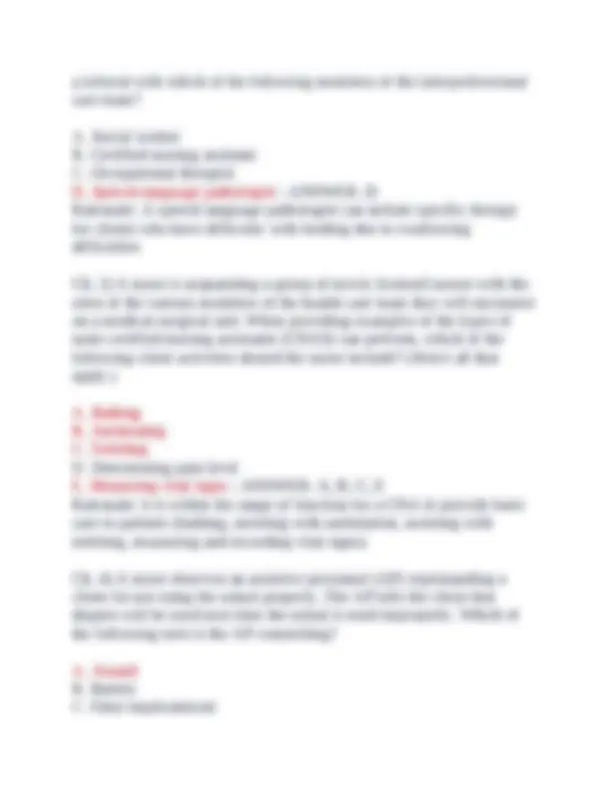 CMS Fundamentals Proctored Exam Questions and Answers | Exams Nursing ...