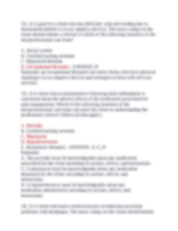 CMS Fundamentals Proctored Exam Questions and Answers | Exams Nursing ...