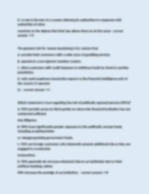 CAMS Exam Practice Questions with Verified Answers | Exams Nursing ...
