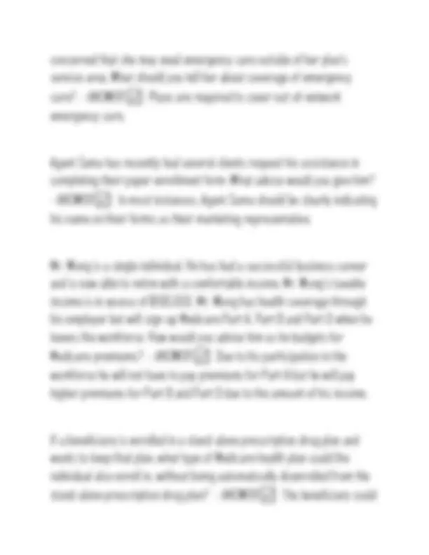 Ohip Question 2025 AHIP Final Exam Questions and Answers Updated (Verified Answers ...