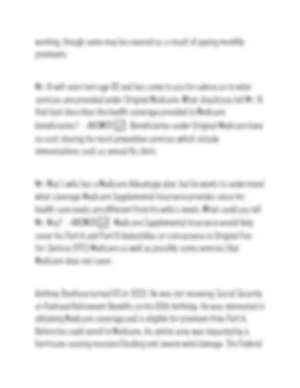 Ohip Question 2025 AHIP Final Exam Questions and Answers Updated (Verified Answers ...