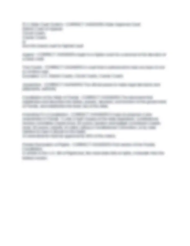 EOC 7th Grade Civics Review Exam With Correct Questions And Answers ...