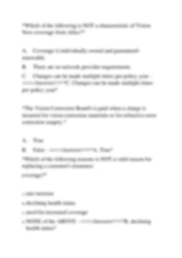 Aflac Academy Insurance Exam ACL006-010 (ACTUAL 2025) Questions ...