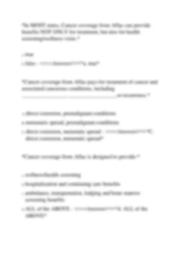 Aflac Academy Insurance Exam ACL006-010 (ACTUAL 2025) Questions ...