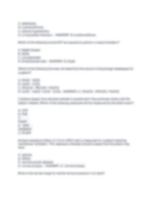 NBRC TMC Exam 2025: Respiratory Therapy Practice Questions and Answers ...