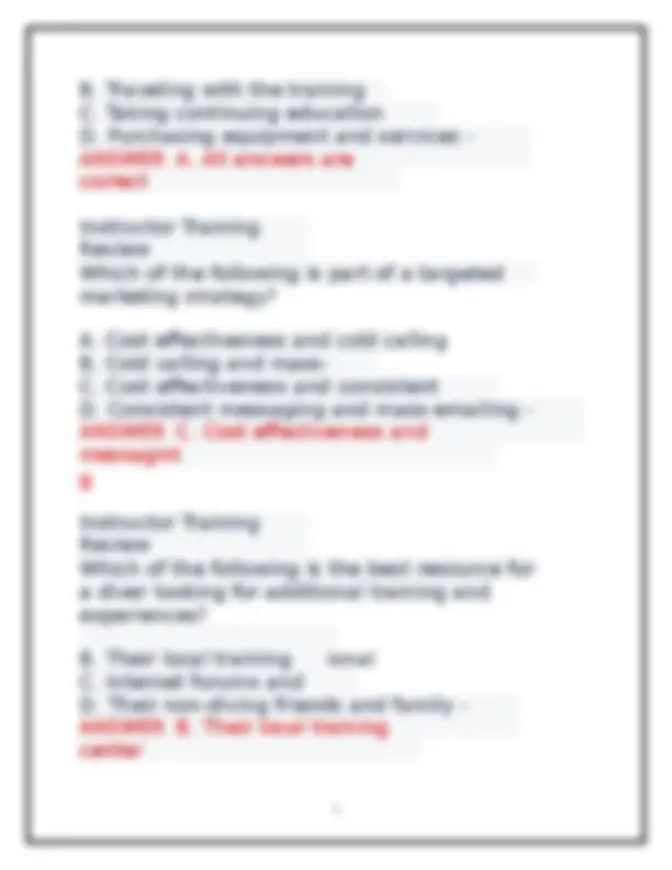 Sample Answers For Daily Routine Questions On Ssi Form.pdf SSI Instructor Training Course Review: Exam Questions and Answers for ...