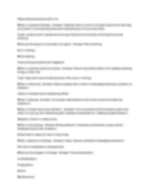 NU401 Exam 1 PT 4 Study Guide: Alternative and Complementary Medicine ...
