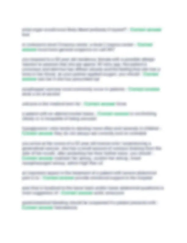 EMT FISDAP Final Exam: 220 Questions with Answers | Exams Nursing | Docsity