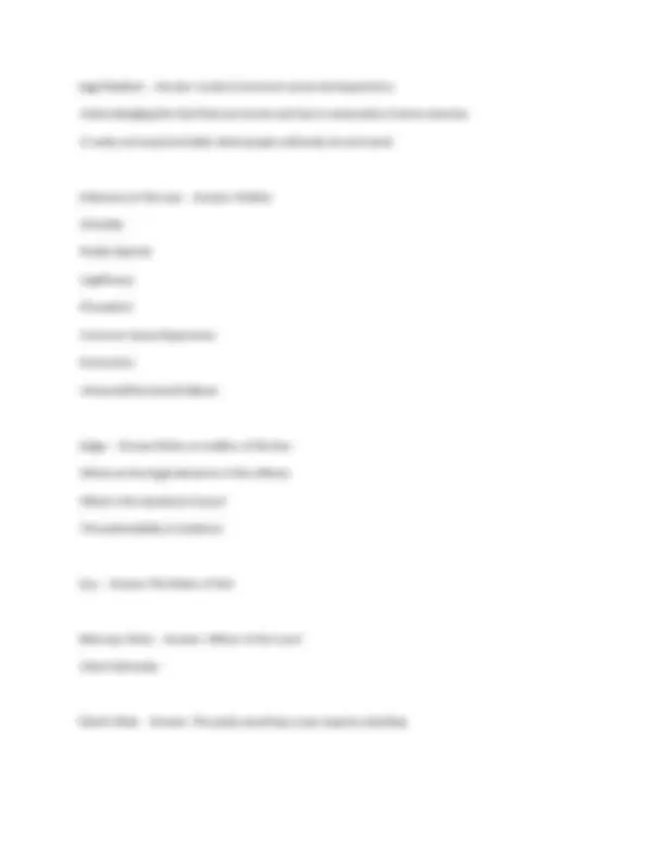 BUL 3310 FSU Exam 1: Substantive, Procedural Law, and Concepts | Exams ...