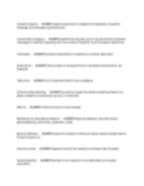 COM 260 Exam 1 Study Guide: Communication Fundamentals | Exams Advanced ...