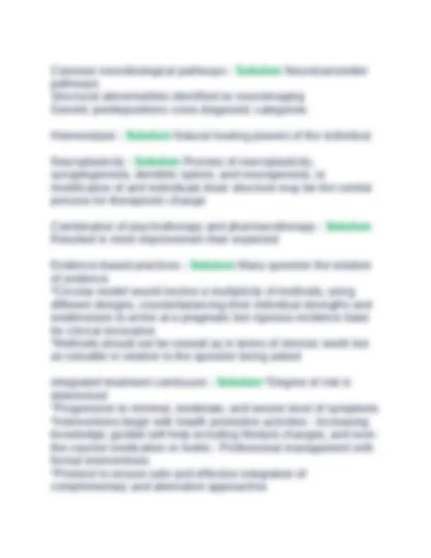 ADVANCED PRACTICE PSYCHIATRIC NURSING EXAM (100 QUESTIONS AND ANSWERS ...