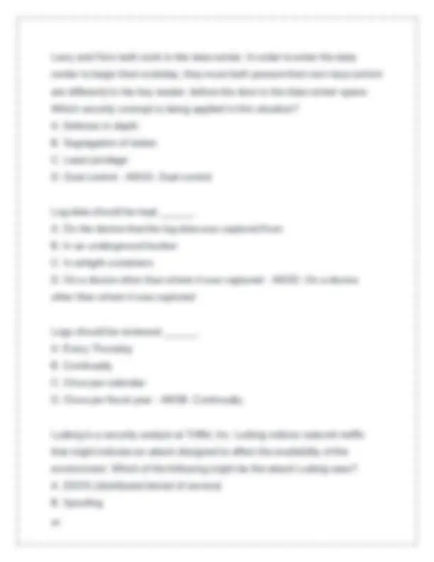 ISC2 Certified In Cybersecurity (CC) Practice Exam Questions and ...