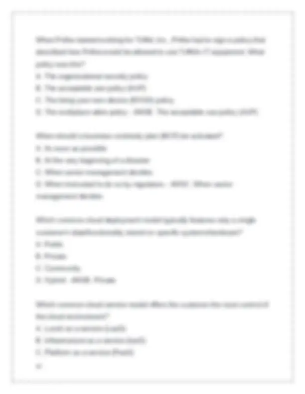 ISC2 Certified In Cybersecurity (CC) Practice Exam Questions and ...