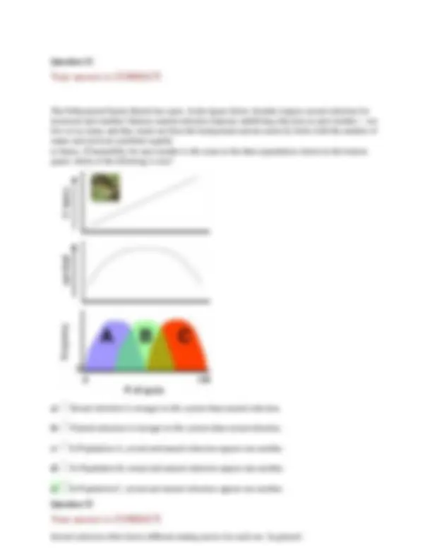Evolutionary Biology Quiz: Multiple Choice Questions and Answers - Prof ...